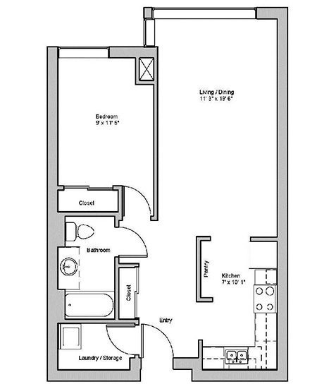 Image of silverton suite floor plan only