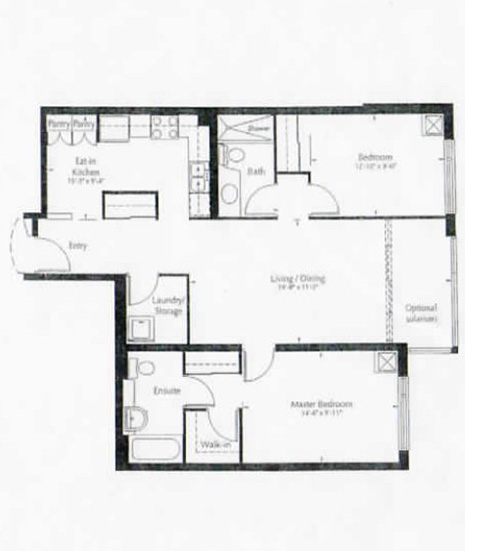 Image of Chaplin suite floor plan only