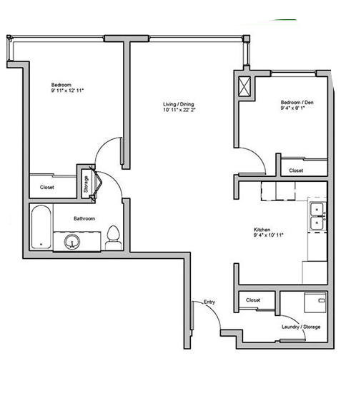 Image of Collision suite floor plan only