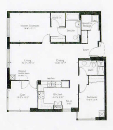 Image of cortleigh suite floor plan only