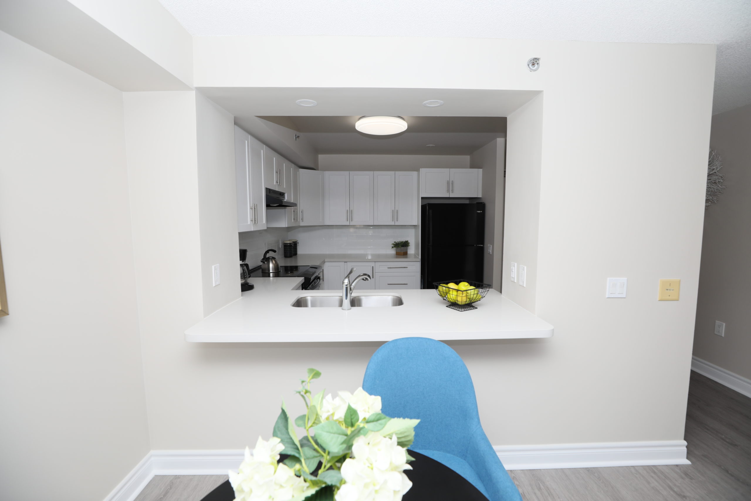 image of suite showing kitchen view 2
